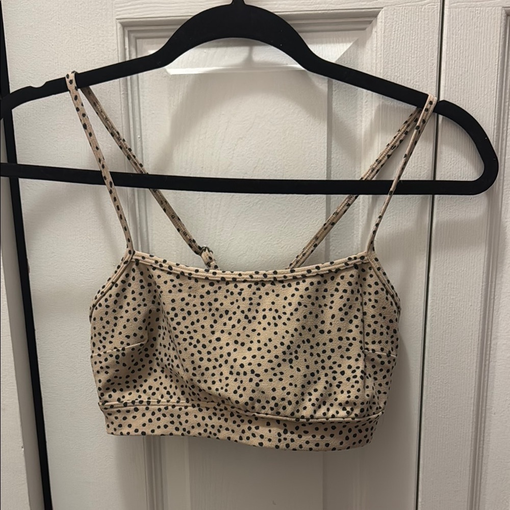 Abercrombie Polka Dot Spaghetti Strap Bralette
